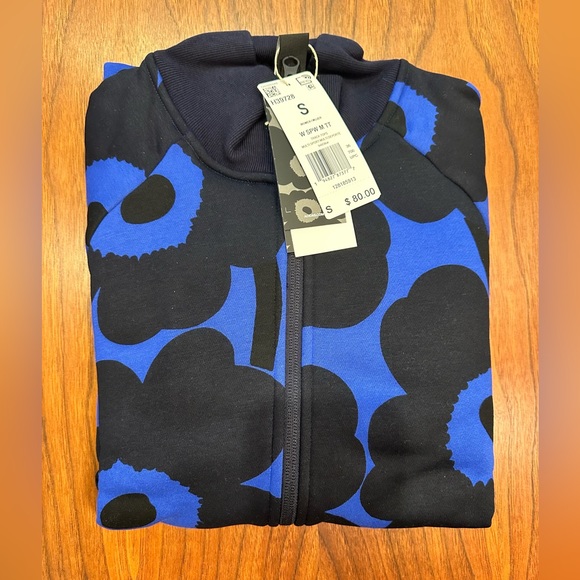 Adidas x Marimekko SMALL Full-Zip Fleece Track Top - Picture 5 of 7